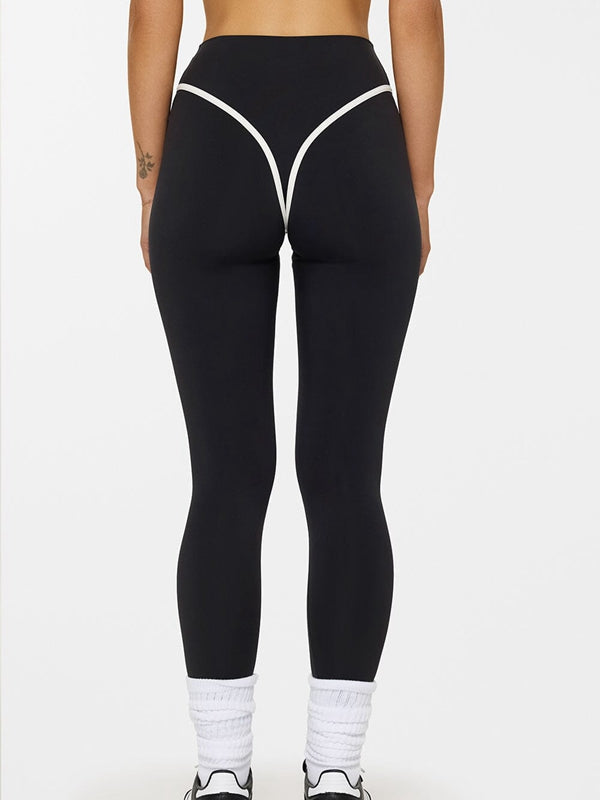 ZASUWA Female Stripes Backless Sports Bras