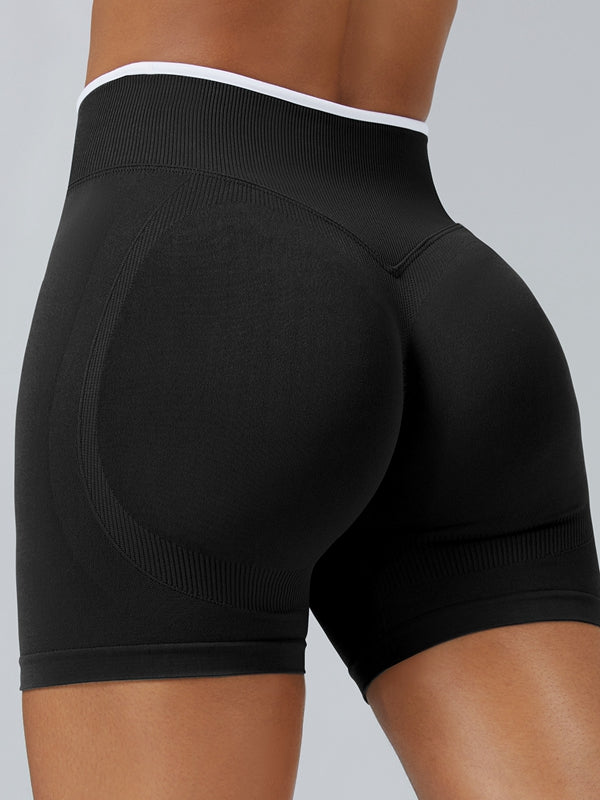 ZASUWA Female Stripes Seamless High-rise Leggings