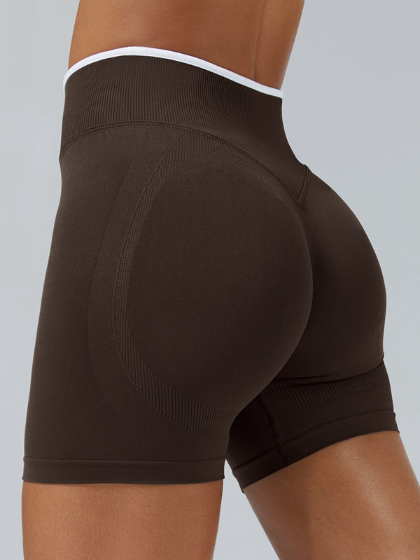 ZASUWA Female Stripes Seamless High-rise Leggings