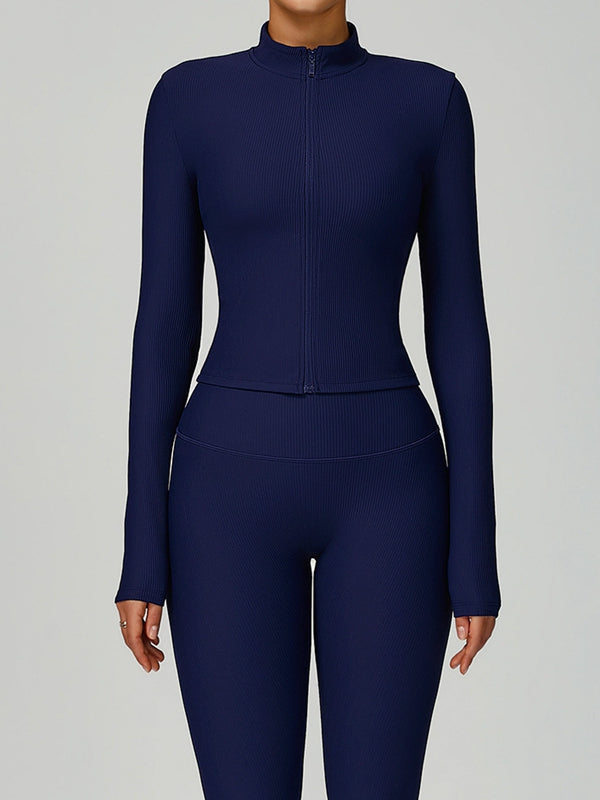 ZASUWA Female Ribbed Short Traksuit