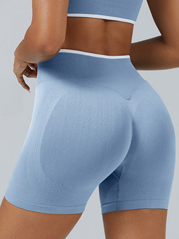 ZASUWA Female Stripes Seamless High-rise Leggings