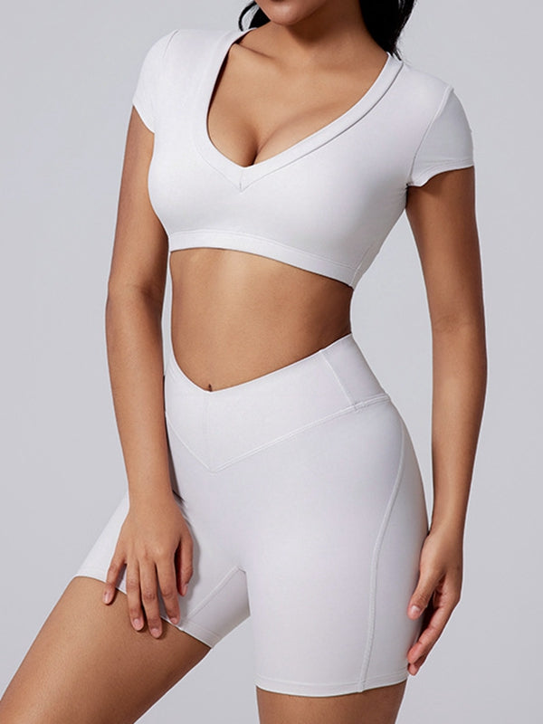 ZASUWA Female V-shape Waist Hip-lift Shorts