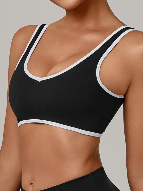 ZASUWA Female Contrast Color Stripe Tank