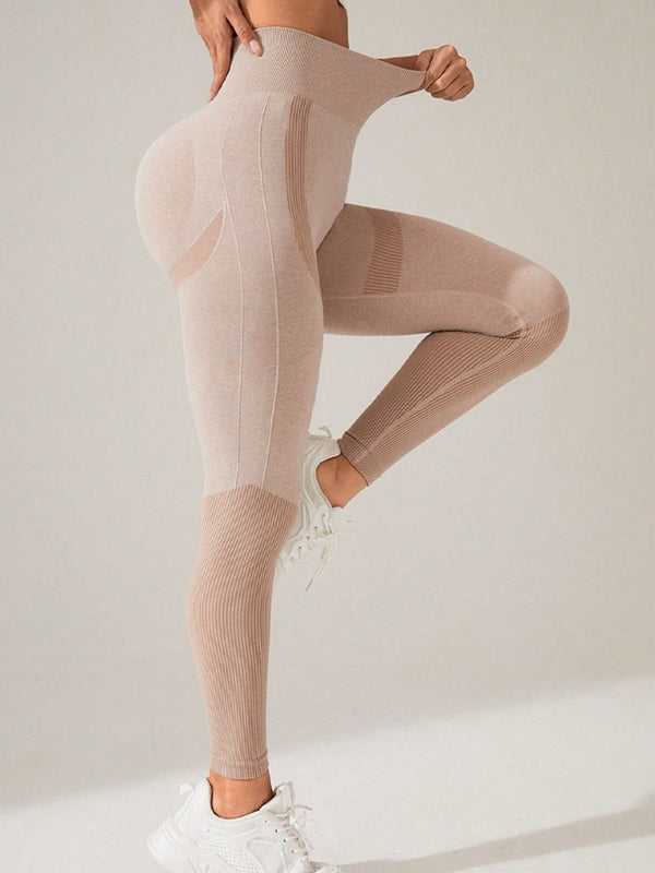 ZASUWA Female Ribbed Seamless Booty Leggings
