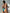 ZASUWA Female Sexy Glossy Contrast Color Stripes Bikini Set