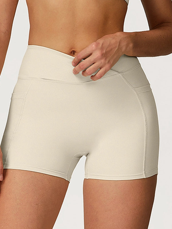 ZASUWA Female V shape-waist Pocket Shorts