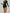 ZASUWA Female Sexy Backless Zipper Contrast Color Stripes Stitch Performance Jumpsuit