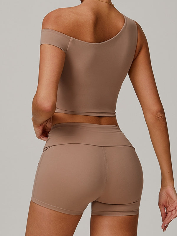 ZASUWA Female Unique Cutout Short Tracksuit