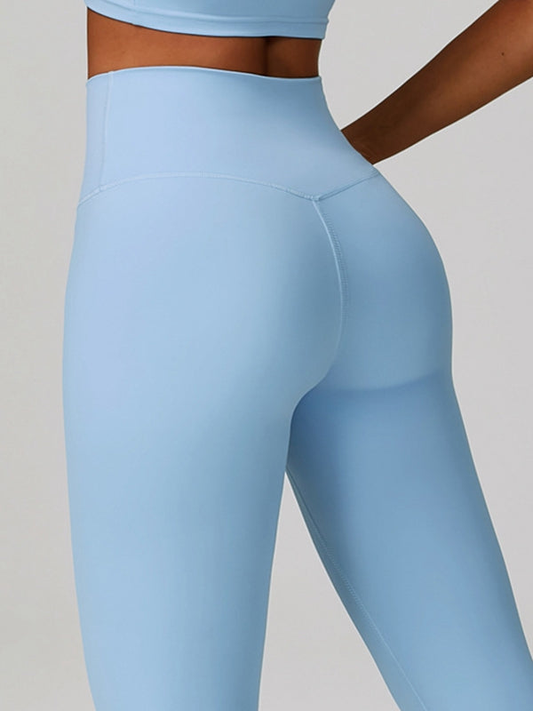 ZASUWA Female Solid Color V Collar Sports Bras