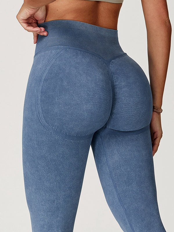 ZASUWA Female Denim Scrunch Bum High-rise Shorts
