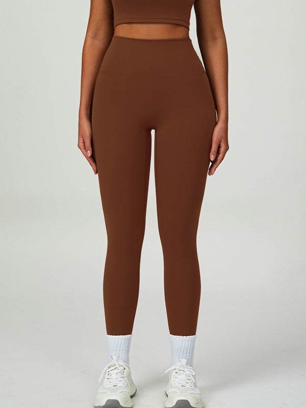 ZASUWA Female Solid Color High-rise Leggings