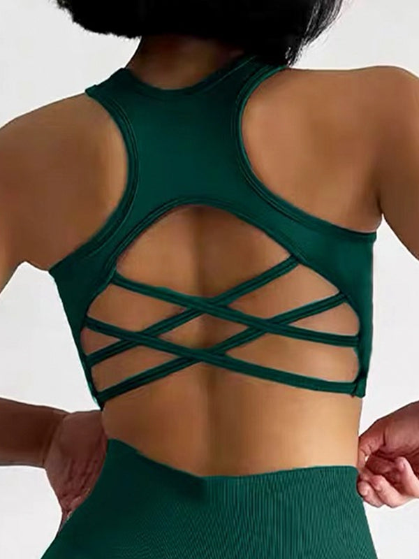 ZASUWA Female Cross Back Sports Bras