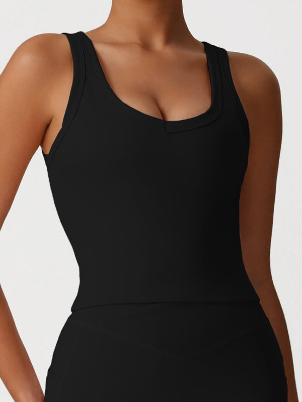 ZASUWA Female Heart Shape Cross Back Sports Bras
