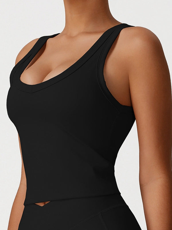 ZASUWA Female Heart Shape Cross Back Sports Bras