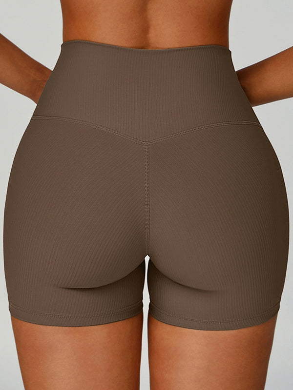 ZASUWA Female Ribbed High-rise Leggings