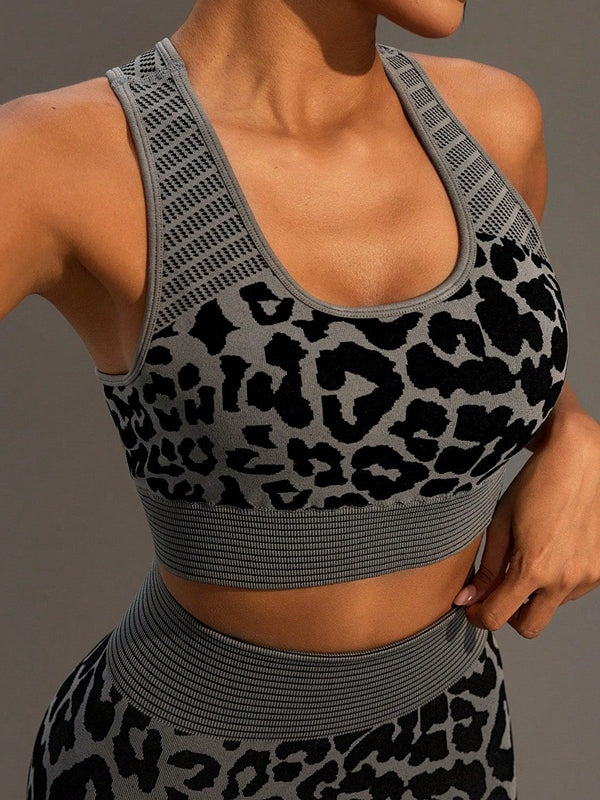 ZASUWA Female Leopard Print Tracksuit