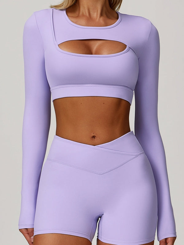 ZASUWA Female Sexy Hollow Out Long Sleeves