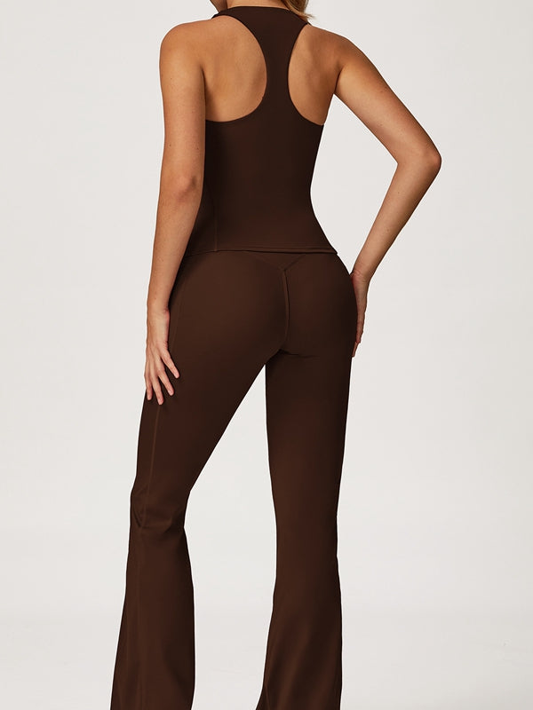 ZASUWA Female V shape-waist Flare Tracksuit