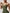 ZASUWA Female Sexy Cross Back Contrast Color Stripes Jumpsuit