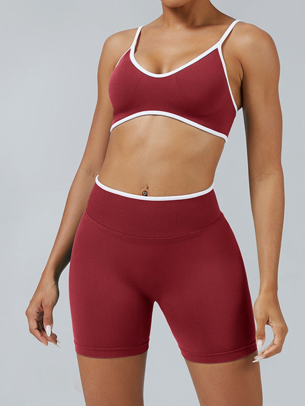 ZASUWA Female Stripes Seamless High-rise Tracksuit