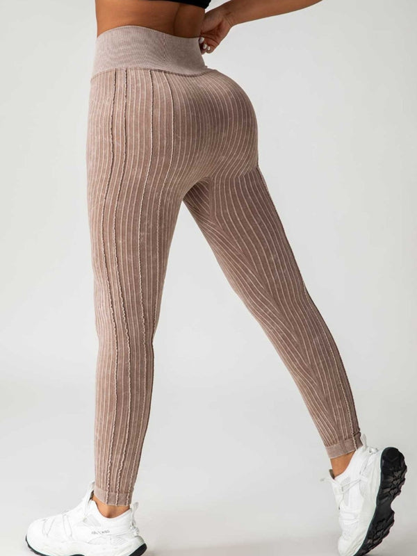 ZASUWA Female Ribbed V Shape Waist Leggings