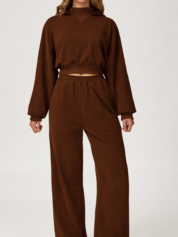 ZASUWA Female Pocket Casual  With Hat Tracksuit