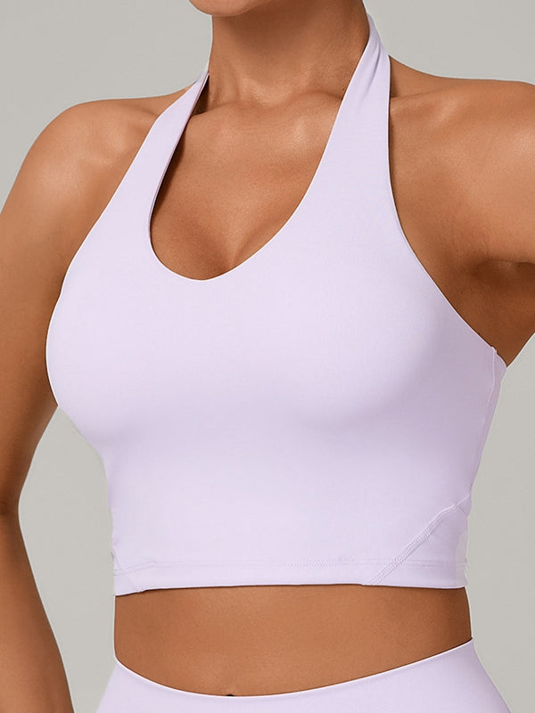 ZASUWA Female Halter Backless Tank