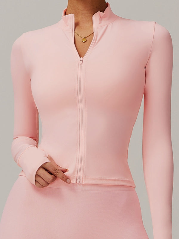 ZASUWA Female Solid Color High-rise Leggings
