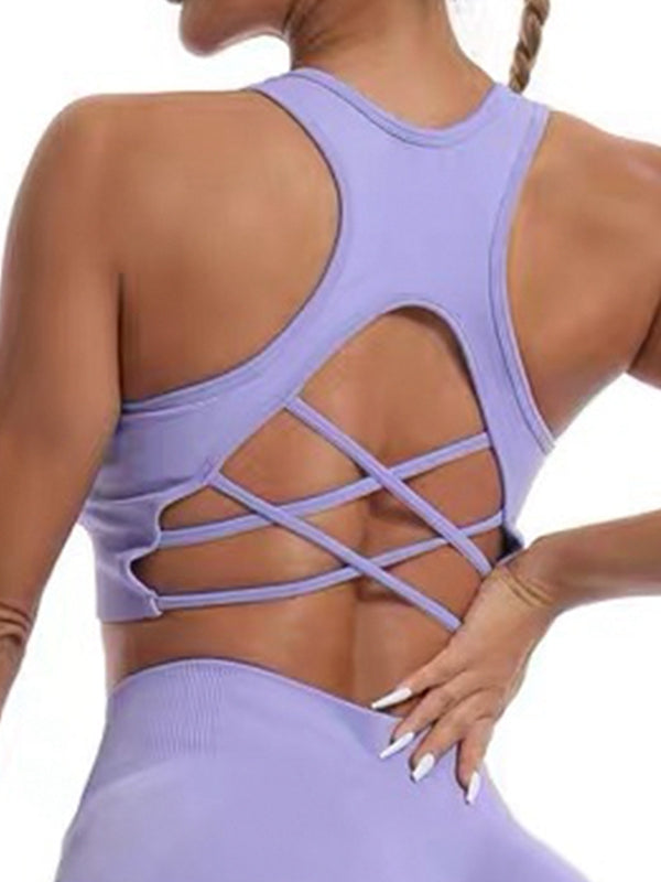 ZASUWA Female Cross Back Sports Bras