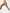ZASUWA Female Scrunch Bum Contrast Color Stripes Leggings