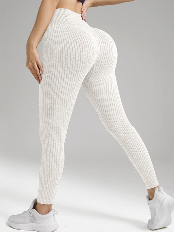 ZASUWA Female Ribbed High-rise Leggings