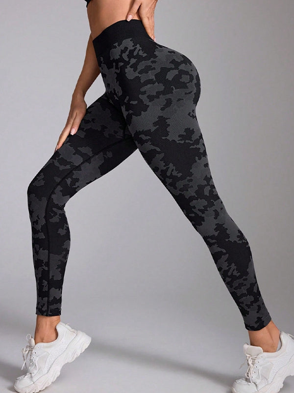 ZASUWA Female Seamless Camouflage Hot Booty Leggings