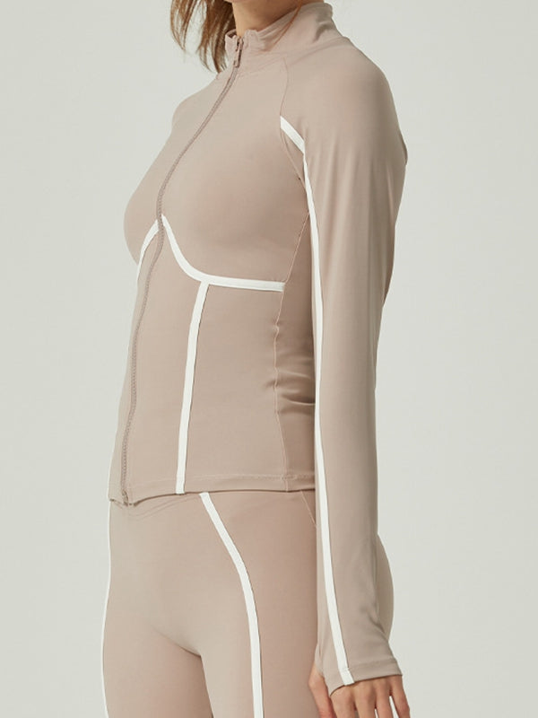 ZASUWA Female Contrast Color Leggings