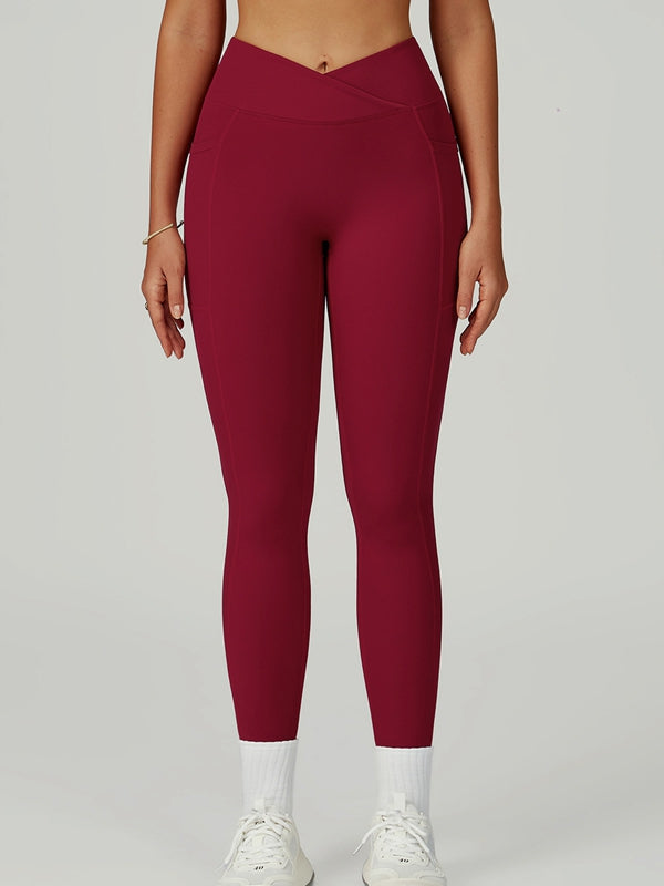 ZASUWA Female V shape-waist Pocket Leggings