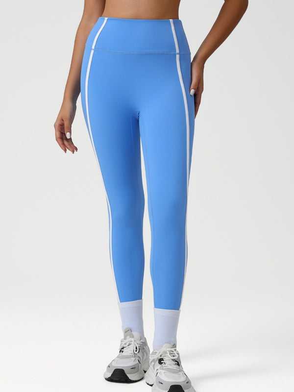 ZASUWA Female Contrast Color Stripes Leggings