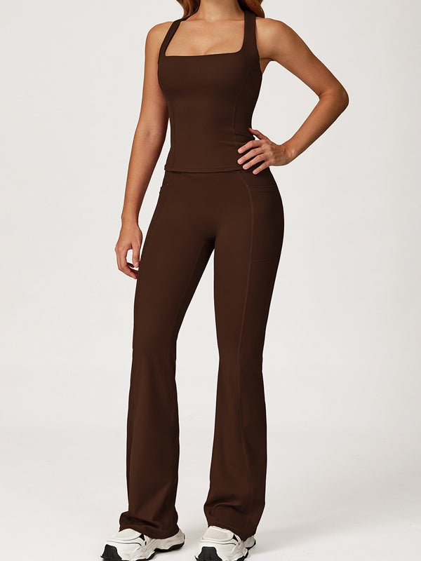 ZASUWA Female V shape-waist Flare Tracksuit