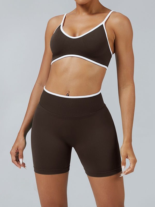 ZASUWA Female Stripes Seamless High-rise Tracksuit