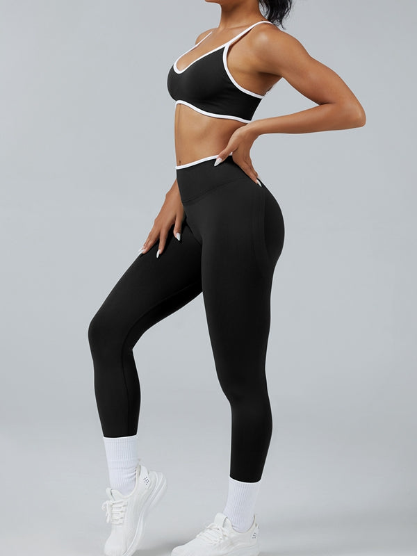 ZASUWA Female Stripes Seamless High-rise Tracksuit