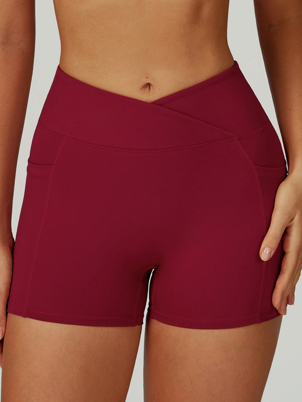 ZASUWA Female V shape-waist Pocket Shorts