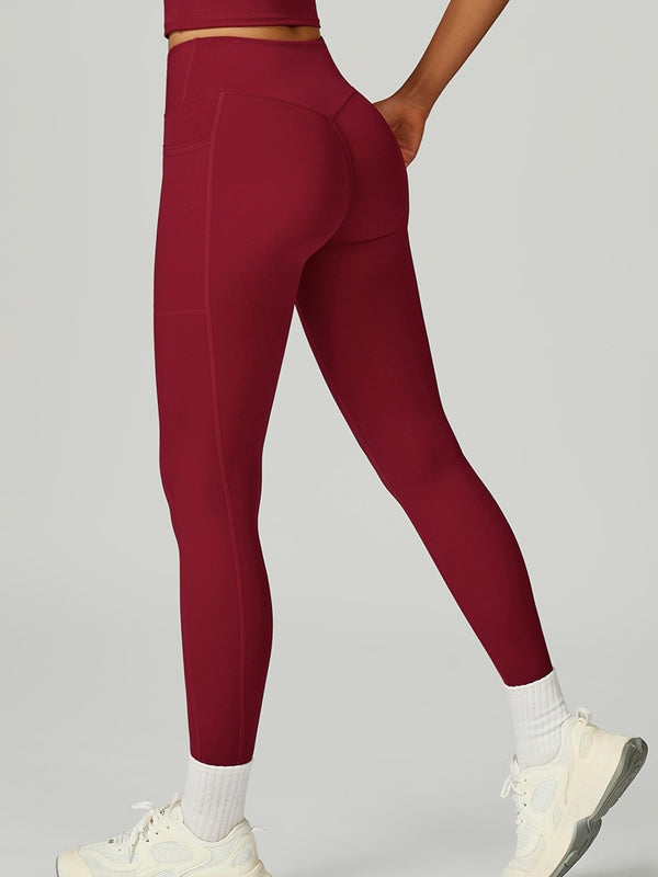 ZASUWA Female V shape-waist Pocket Leggings