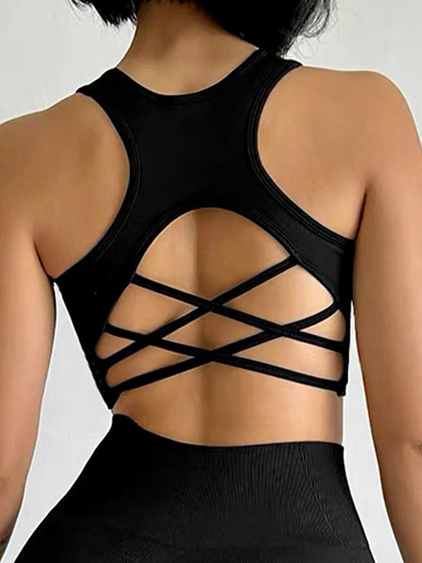 ZASUWA Female Cross Back Sports Bras
