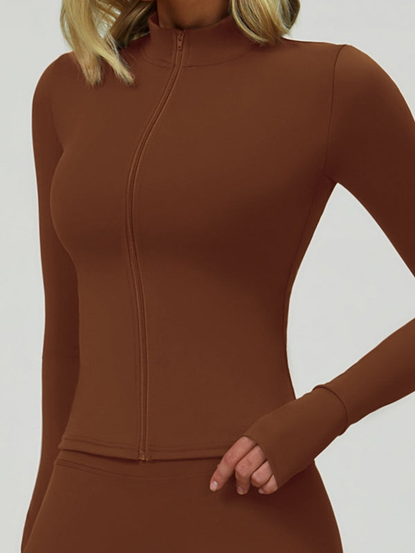 ZASUWA Female Solid Color High-rise Leggings