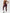 ZASUWA Female Contrast Color Stripes Cross Back Tracksuit