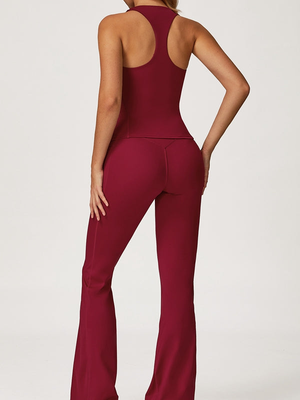ZASUWA Female V shape-waist Flare Tracksuit