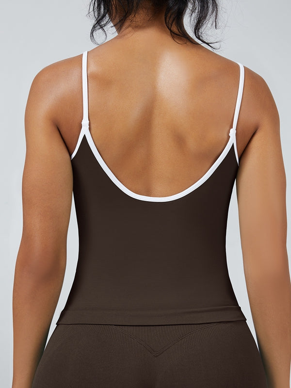 ZASUWA Female Stripes Seamless Sports Bras