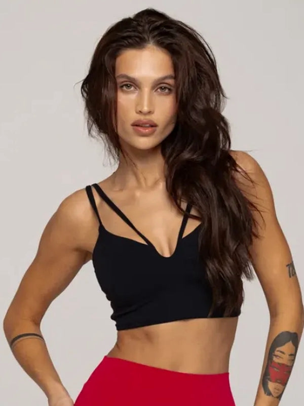 ZASUWA Female V Collar Sports Bras