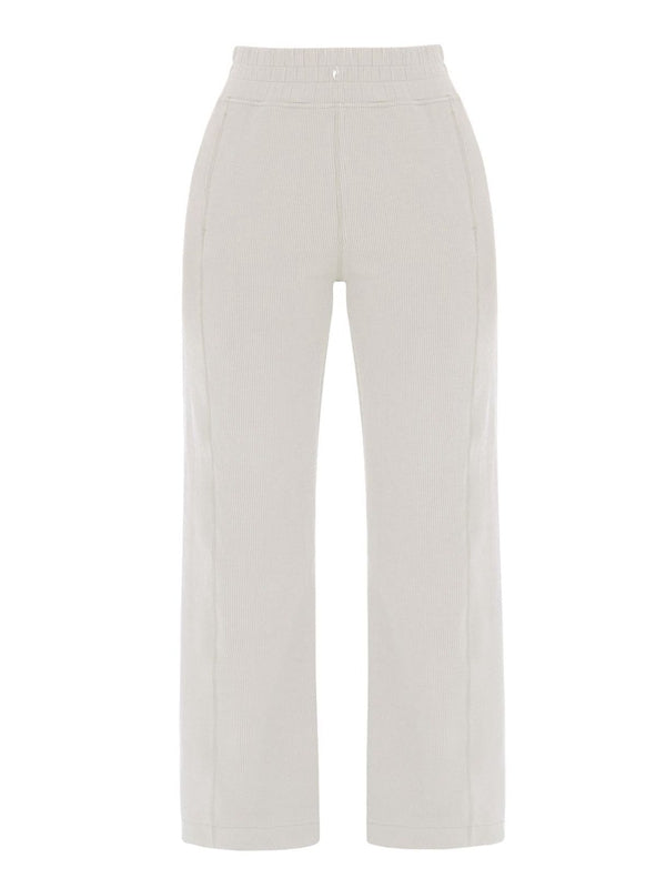 ZASUWA Female Ribbed Pocket Casual Pants