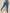 ZASUWA Female Faux Denim High-rise Leggings