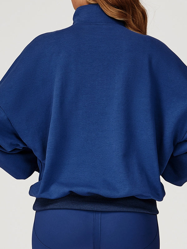 ZASUWA Female Zipper Pocket Casual Hoodie
