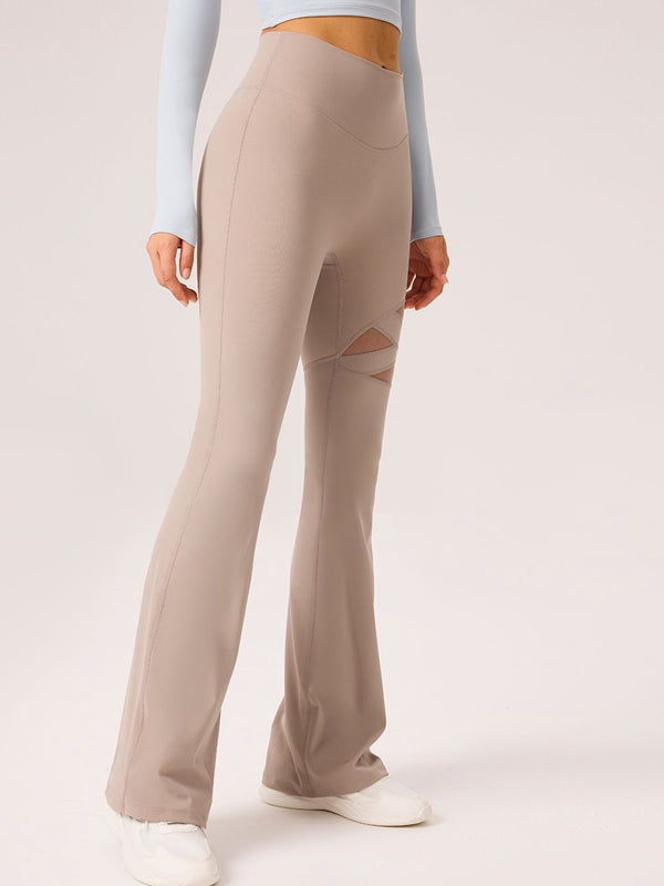 ZASUWA Female Mesh Flare Leggings